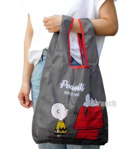 SNOOPY スヌーピー エコバッグ 4 コンパクト 折りたたみ レディース メンズ トートバッグ 軽量 軽い ショッピングバッグ グッズ 6カラー