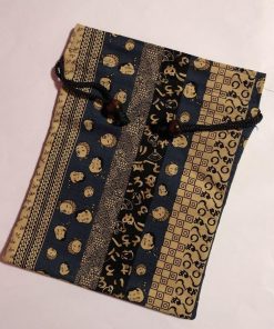 巾着 きんちゃく 平袋 和柄 時代小紋 おかめひょっとこ柄 赤系 青系 送料無料