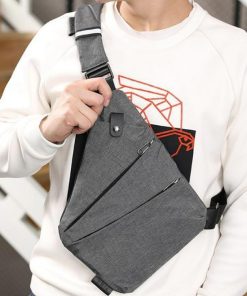 【大特価】グレー ワンショルダー メンズ ポーチ ボディバッグ 斜めがけ 肩掛け 軽量 ショルダーバッグ かばん ウエストポーチ 立体感 男女兼用 アウトドア