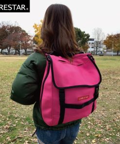 CARESTAR 防水 リュック 4wayマイバリューバッグ ピンク 車内 買い物 レジカゴ トート ショルダー バッグ 大容量 カナロア ウェットスーツ素材