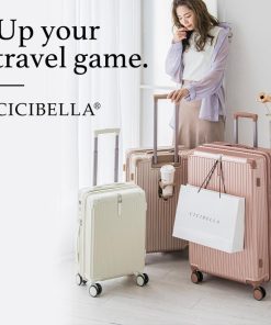 CICIBELLA シシベラ スーツケース キャリーケースcicibella キャリーバッグ Mサイズ TYPE-C USBポート TSAロック搭載 3-5日泊 超軽 大容量 GOTOトラベル 爆買