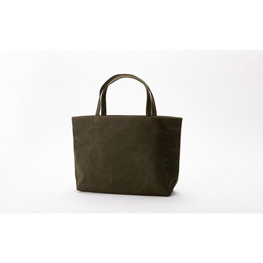 ふるさと納税 カバン 手提げ 山形県 新庄市 帆布トートバッグ 大 カーキ(9号帆布) F3S-1838 - 画像 (2)