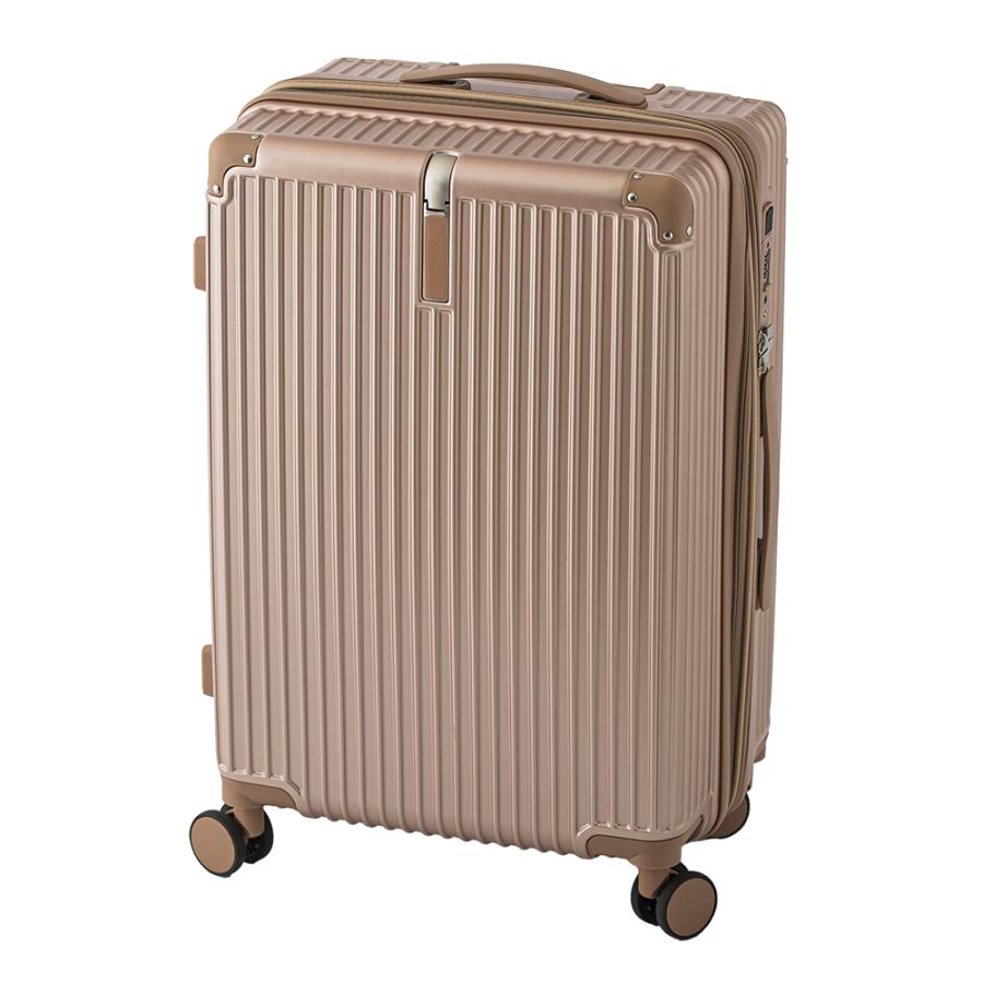 CICIBELLA スーツケース TYPE-C&USBポート キャリーケース Sサイズ 機内持ち込み 6カラー 1-3日泊 泊まる カップホルダー 超軽量 多収納ポケット シシベラ - 画像 (3)