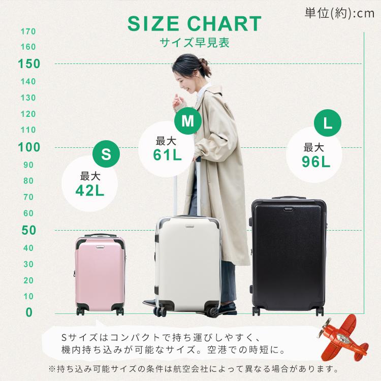 スーツケース 機内持ち込み s m l キャリーケース 拡張ジップ エキスパンダブル 4輪 旅行 出張 機内持込サイズ 1-2泊 3-5泊 7泊 レジェンドウォーカー - 画像 (5)