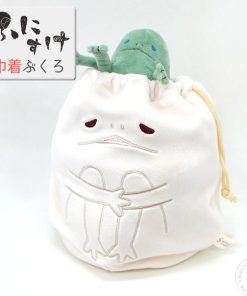 【ふわとろ触感生地】ふにすけ フニスケ マスコットキーホルダー 巾着袋 きんちゃくぶくろ 小物入れ バッグ シナダモケケグッズ きもかわいい キャラクター