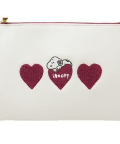 PEANUTS スヌーピー グッズ コスメポーチ ピーナッツ キャラクター フラットポーチ