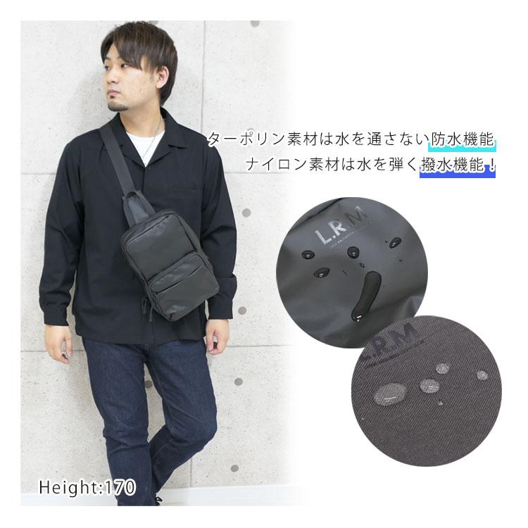 ボディバッグ メンズ ブランド 大容量 大きめ 防水 撥水 斜めがけ 2way ワンショルダーバッグ ボディーバック ショルダー ウエスト 通勤 アウトドア 旅行 無地 - 画像 (9)