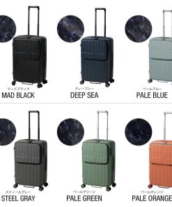 innovator 正規品 イノベーター スーツケース Mサイズ フロントオープン キャリーバッグ キャリーケース 62L ストッパー メンズ レディース 軽量 旅行 大容量 ブランド