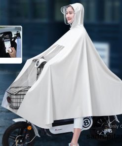 レインポンチョ 自転車 レディース レインコート レインウエア 雨具 二重ツバ おしゃれ ロング丈 学生 ママ 通勤 通学 リュック 男女兼用