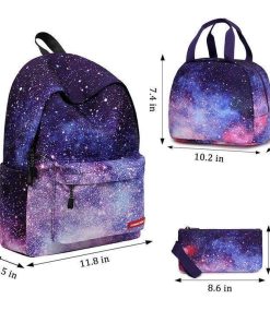 リュック レディース メンズ 3点セット 通学 シンプル 大容量 おしゃれ バッグ リュックサック 韓国リュック 軽い スクエア カバン かわいい  高校生 通勤